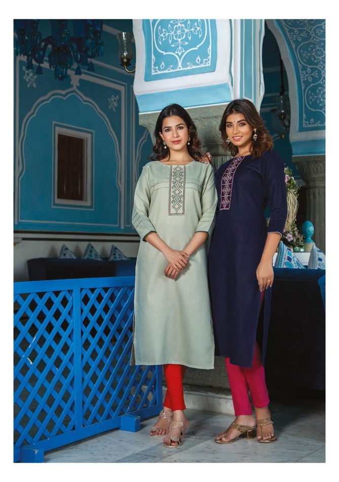 Wanna Mayra Latest Designer Casual Wear Rayon Fancy Kurti Collection